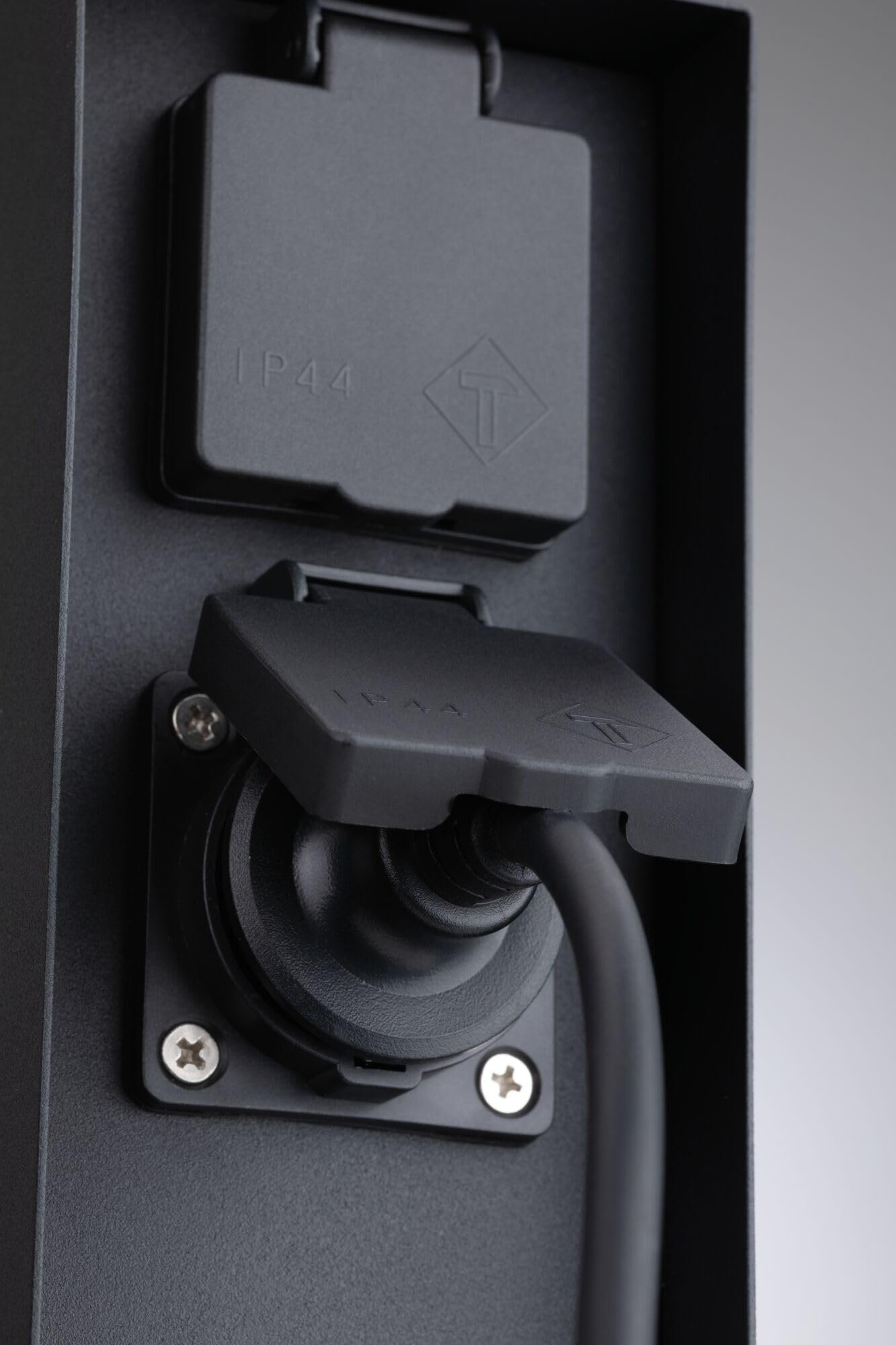 Paulmann Rio 94657 Outdoor Socket Column | Double IP44 Anthracite
