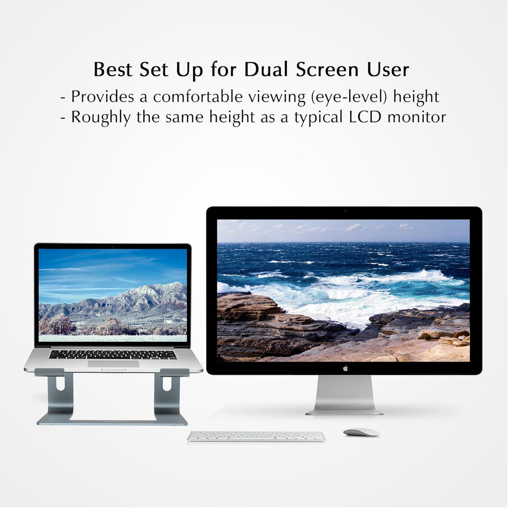 BoYata Laptop Stand, Ventilated Laptop Stand for Desk, Laptop Riser - image 3
