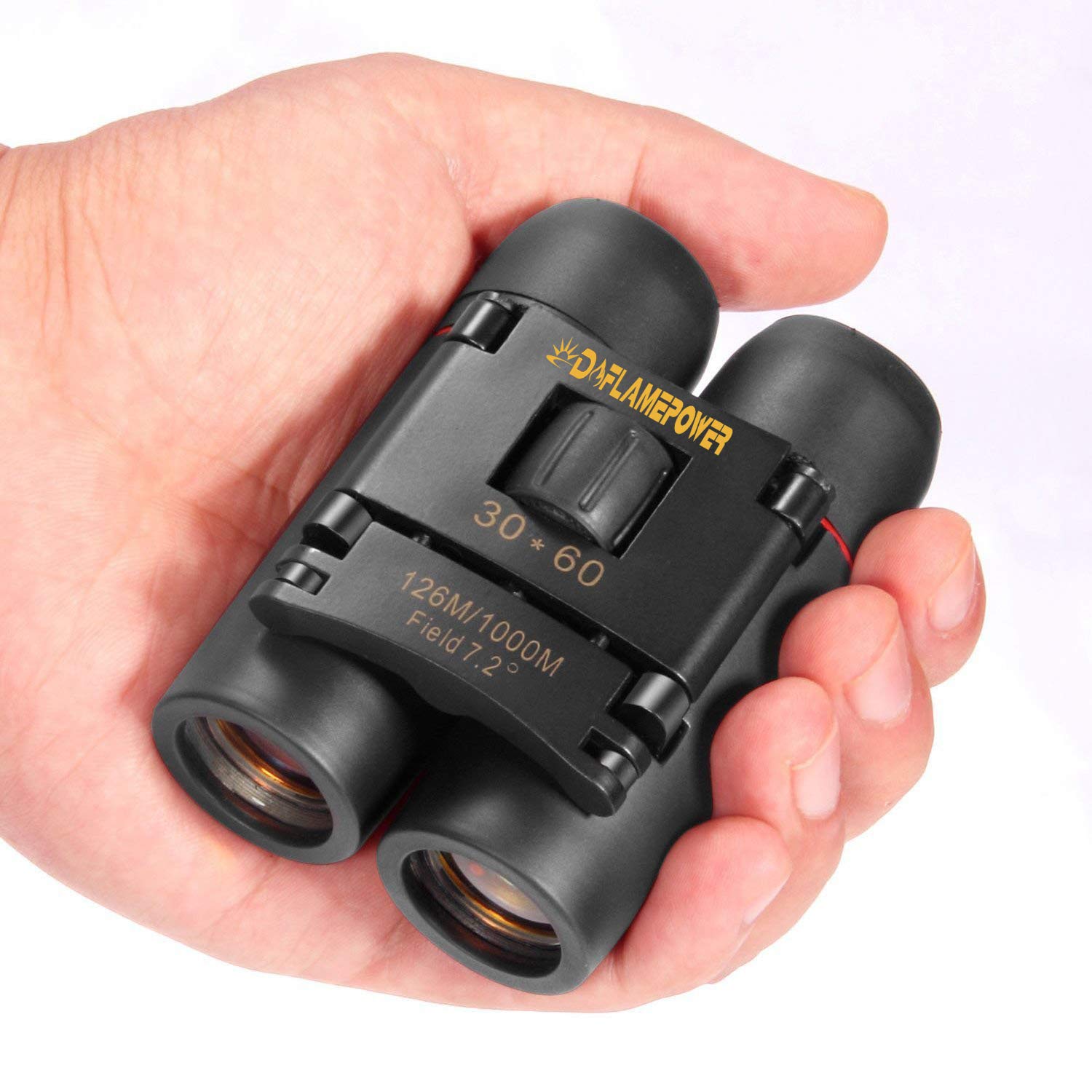 DFlamepower 30x60 Mini Binoculars – Compact Waterproof Folding Telescope