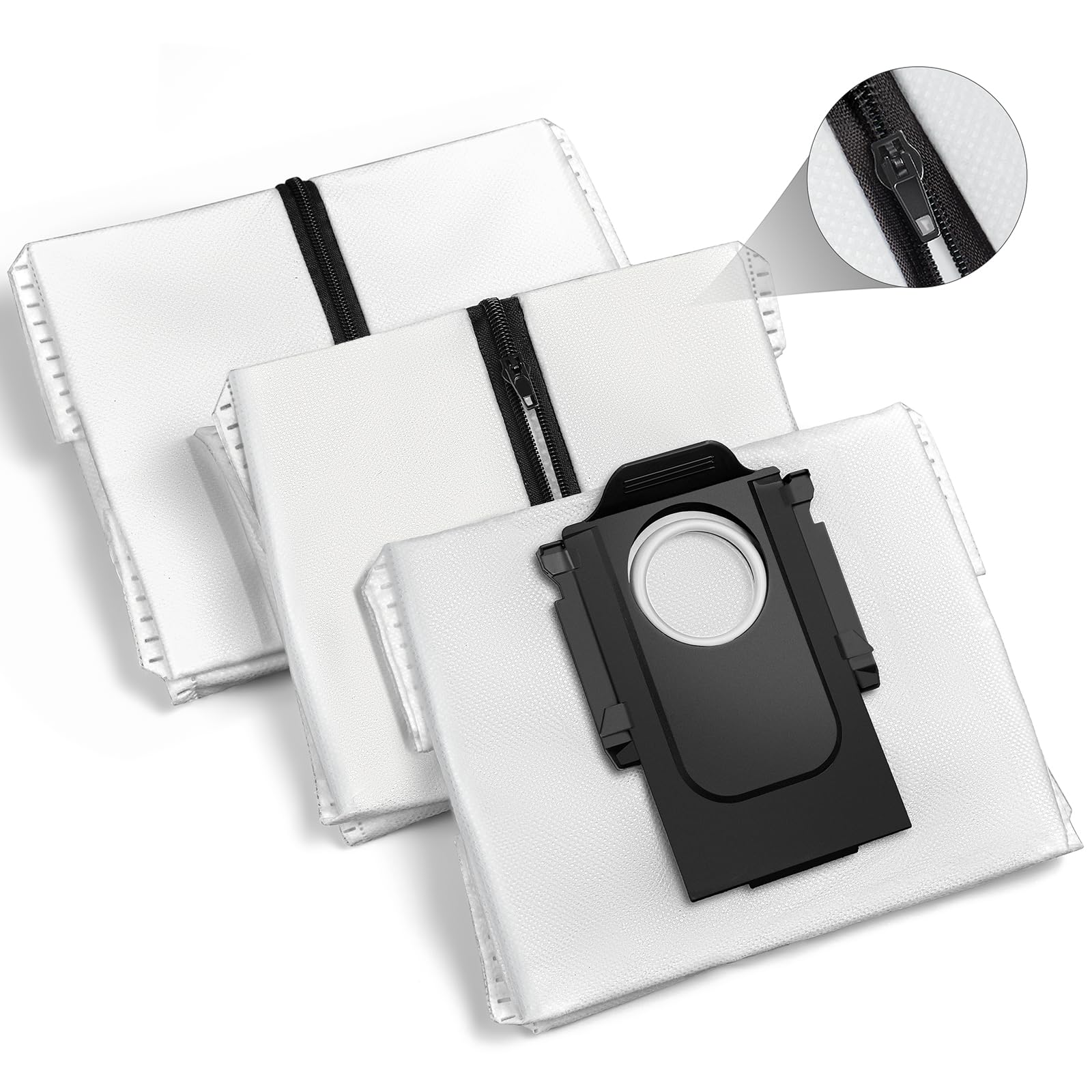 Reusable Dust Bags for Roborock Q Revo & S8 MaxV Ultra – 3 Pack