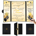 Happy Retirement Guest Book – Black & Gold Memory Keepsake