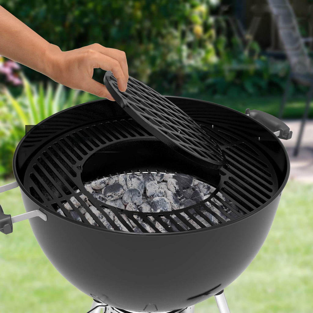 Onlyfire Cast Iron Gourmet BBQ Cooking Grate for 57CM Weber Grills
