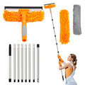 Lapluied 4M Telescopic Window Cleaner – 3-in-1 Long Reach Squeegee Kit