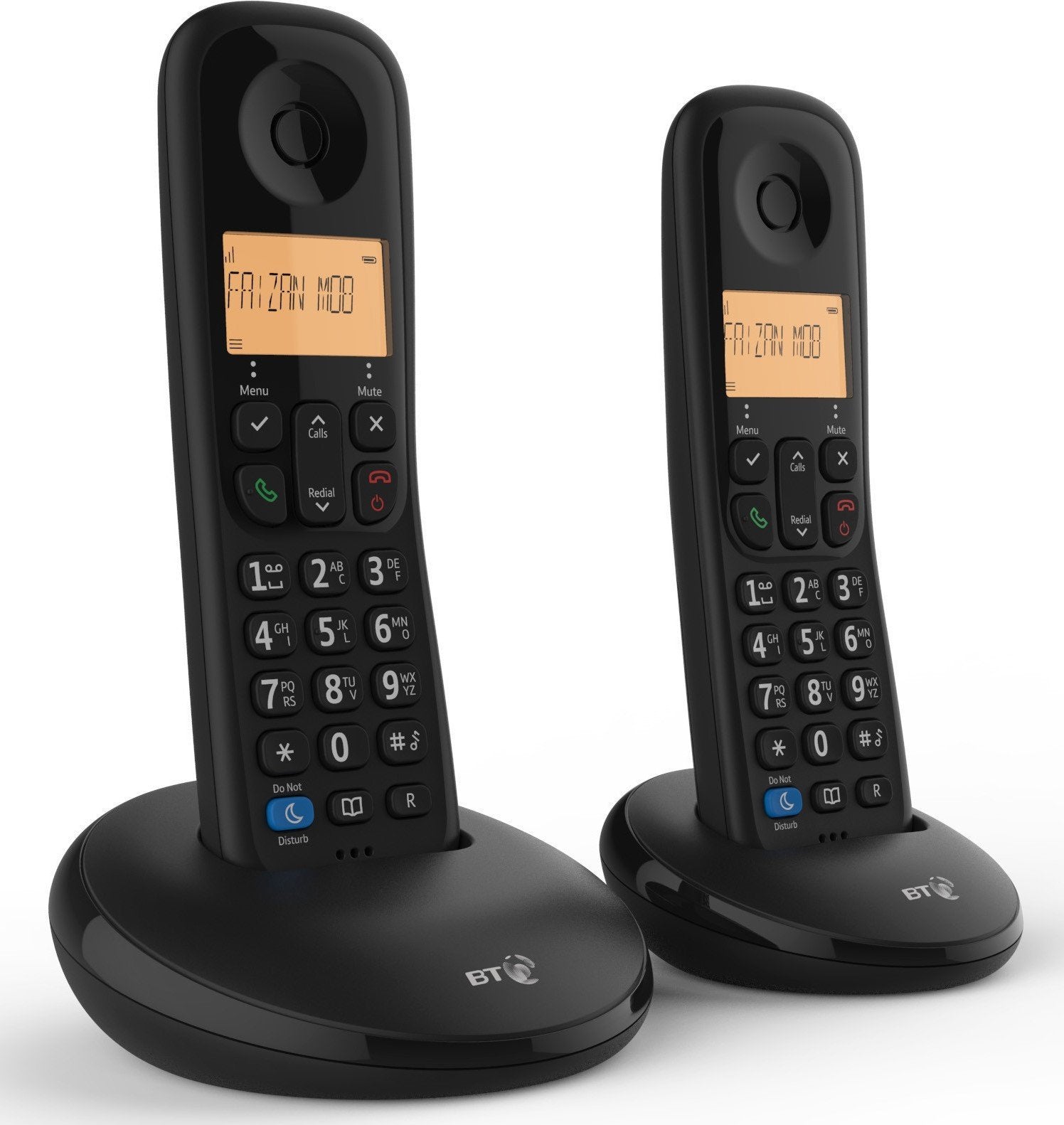 BT Cordless Home Phone with Call Blocking, Twin Handset – Refurbished