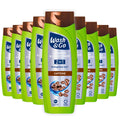 Wash & Go Caffeine 2 in 1 Shampoo & Conditioner - Strengthening Bulk Pack x 9