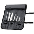 Mercer Culinary 7-Pocket Knife Roll – Durable Black Chef Storage Bag