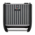 George Foreman Large Electric Steel Grill | Non-Stick Panini Press - Grey