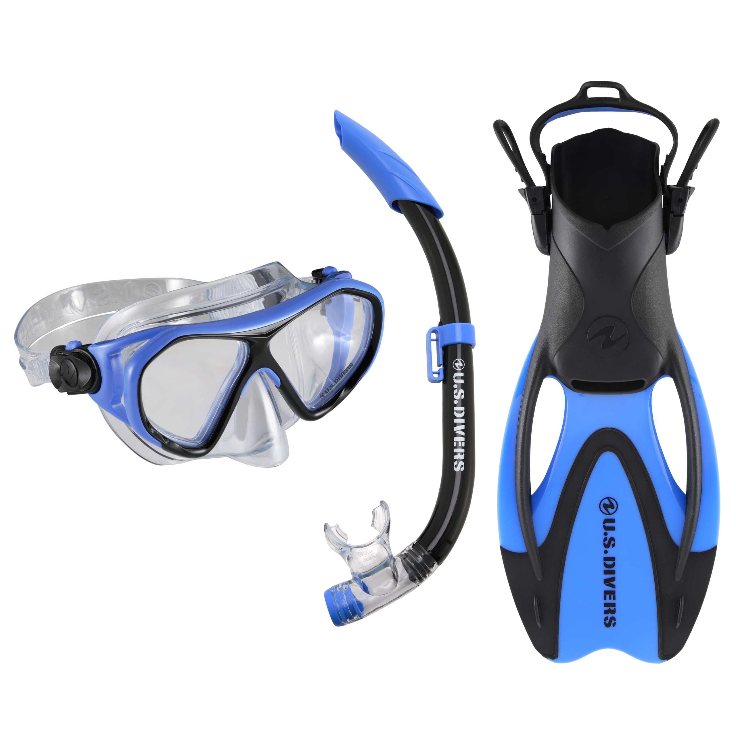 U.S. Divers Dorado II Junior Snorkel Set – Blue/Black Kids Diving Gear