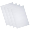 Pllieay 14 Count White Aida Cloth - 4 Pieces Cotton Cross Stitch Fabric