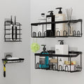 PRIME FEEL Shower Caddy - 4-Pack Stainless Steel No-Drill Bathroom Shelf