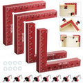 Housolution 90 Degree Aluminum Alloy Positioning Squares, 4-Pack