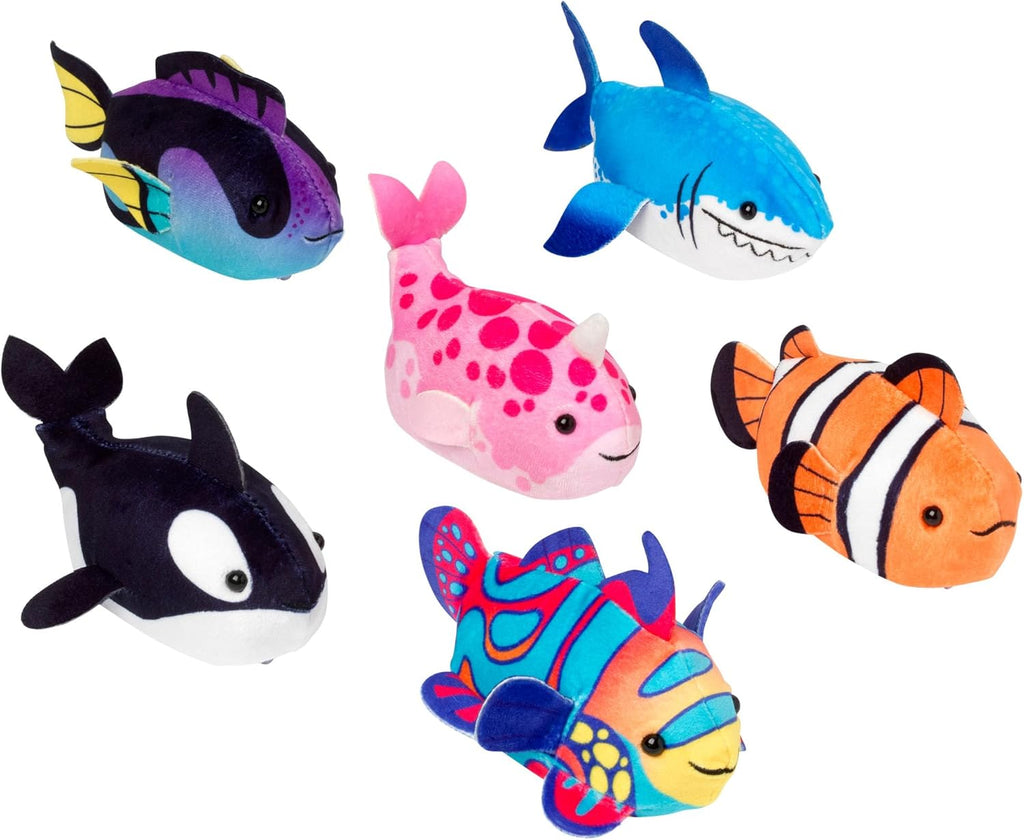 Zhu Zhu Fish by Snaps – Interactive Electronic Plush Land Swimming Toy