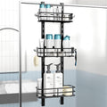 Nieifi Over The Shower Door Caddy – Rust Proof Hanging Organizer Rack