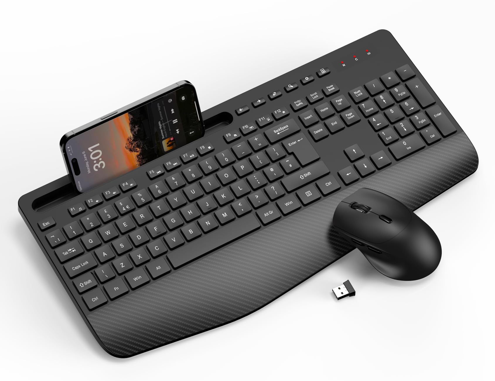 Jolof Store Wireless Keyboard and Mouse Combo – Ergonomic Silent Set