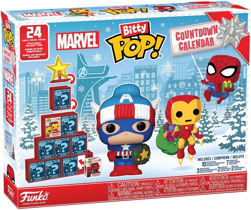 Funko Bitty Pop! Marvel Comics Advent Calendar - 24 Collectible Figures