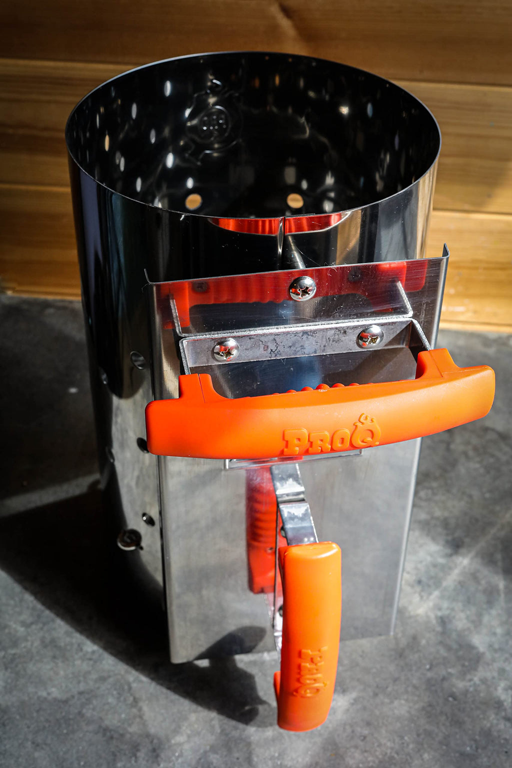ProQ Stainless Steel Charcoal Chimney Starter | Dual Handle BBQ Tool