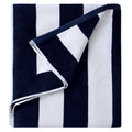 LULUHOME Oversized Beach Towel – 100% Cotton Cabana Striped Pool Towel