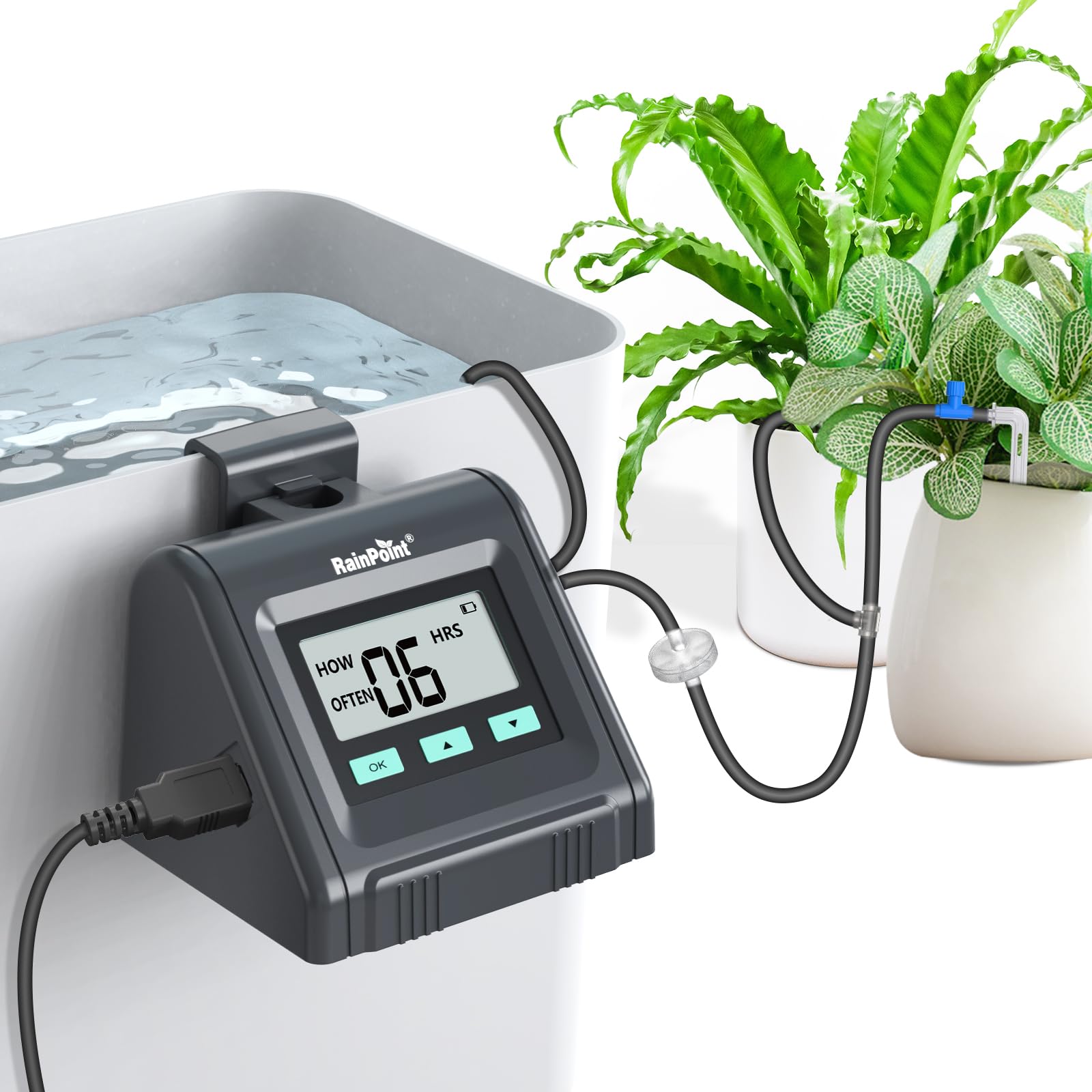 RAINPOINT Automatic Drip Irrigation Kit | Indoor Self Watering System