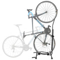 CyclingDeal Upright Bike Stand – Adjustable Vertical Floor Parking Rack