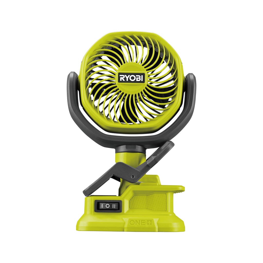 Ryobi 18V ONE+ Cordless 10cm Clamp Fan – Portable Bare Tool