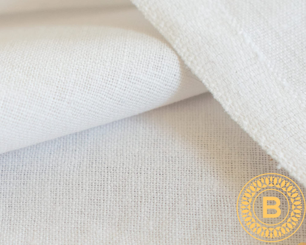 Plain White 100% Cotton Fabric | 150cm Extra Wide for Sewing