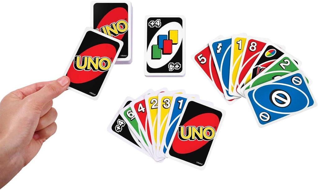 Mattel Games UNO Card Game – Color Blind Accessible Family Party Game