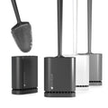 SAVEGA Silicone Toilet Brush | Antibacterial Wall Mounted Holder - Black