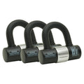 Burg-Wächter 100D U-Lock Trio Pack – Keyed Alike Sold Secure Gold