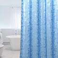 WELTRXE Blue Pebble EVA Shower Curtain – Waterproof Mildew Resistant Liner