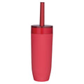 Sealskin Bloom Toilet Brush and Holder | Red ABS Plastic – 36cm