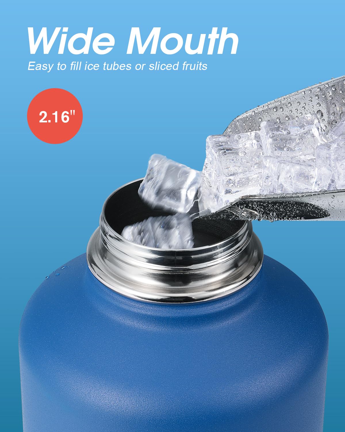 Coolflask 2L Insulated Water Bottle | Stainless Steel Leakproof Flask