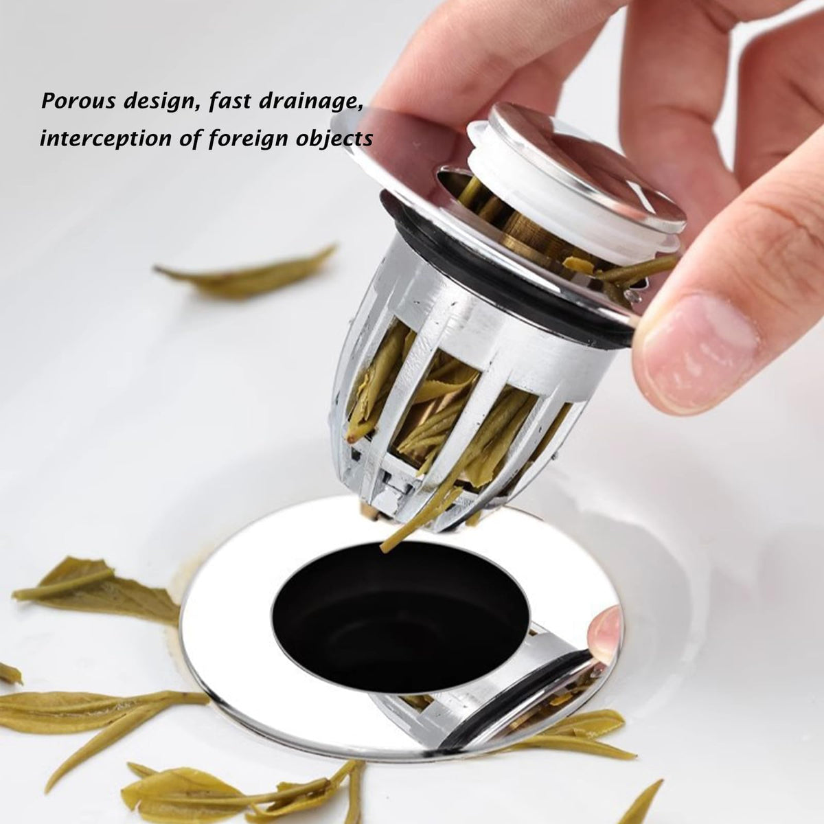 Basin Plug, Easy To Use Sink Plug Replacement, Good Sealing Performance Bullet style Sink Plug Replacement, Suitable For Kitchen And Bathroom, Bath - image 4