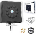 Maswell 4G/5G 2X2 MIMO Outdoor Antenna | 7.5 dBi WiFi 6E/7 Ready