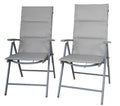 Chicreat Folding Camping Chairs | Set of 2 Adjustable Outdoor Seats