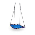 Relaxdays Square Nest Swing – Outdoor Garden Swing, 100kg, Blue-Black