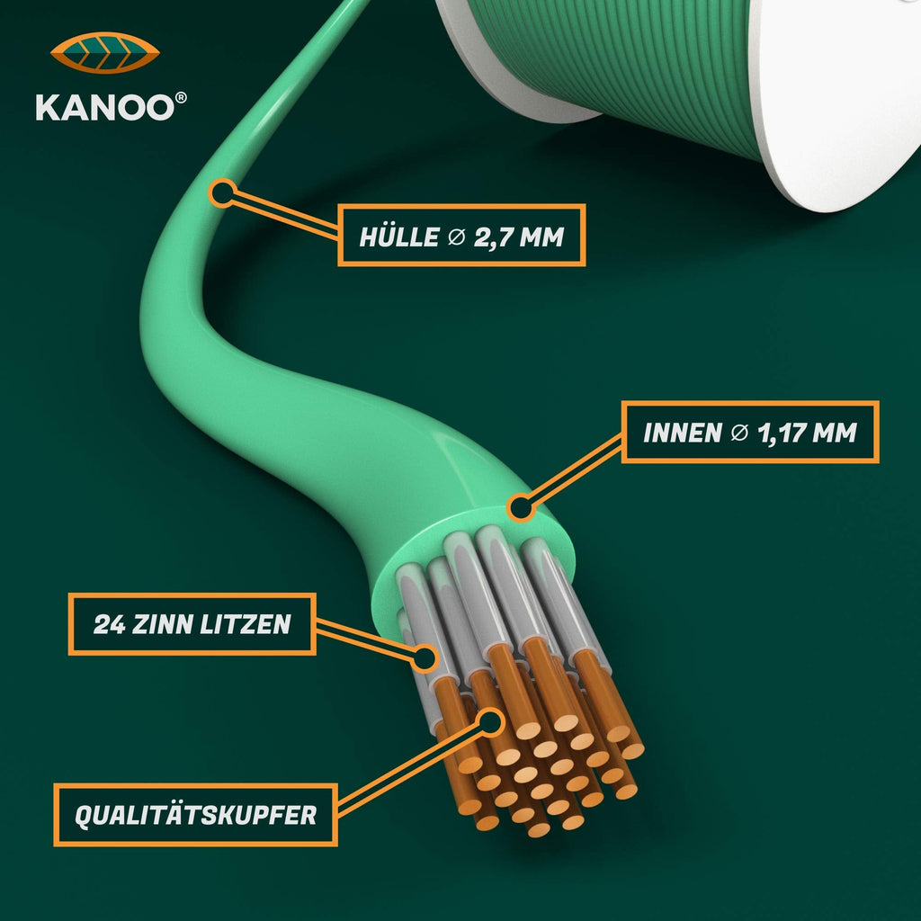 Kanoo Boundary Cable for Robotic Lawnmowers – Durable Garden Wire