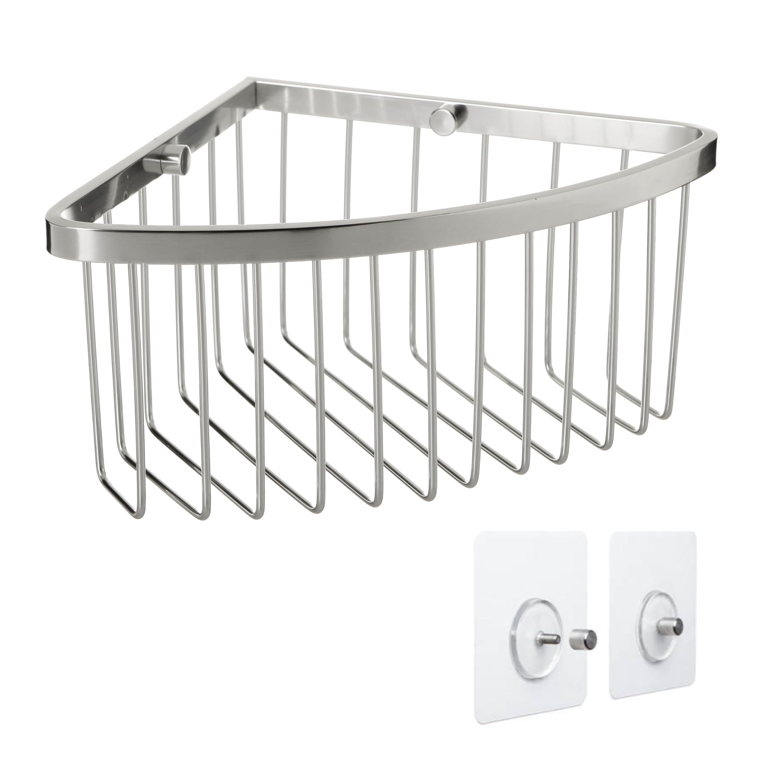 TATAY Corner Shower Caddy – Rustproof Aluminum No Drill Bathroom Shelf