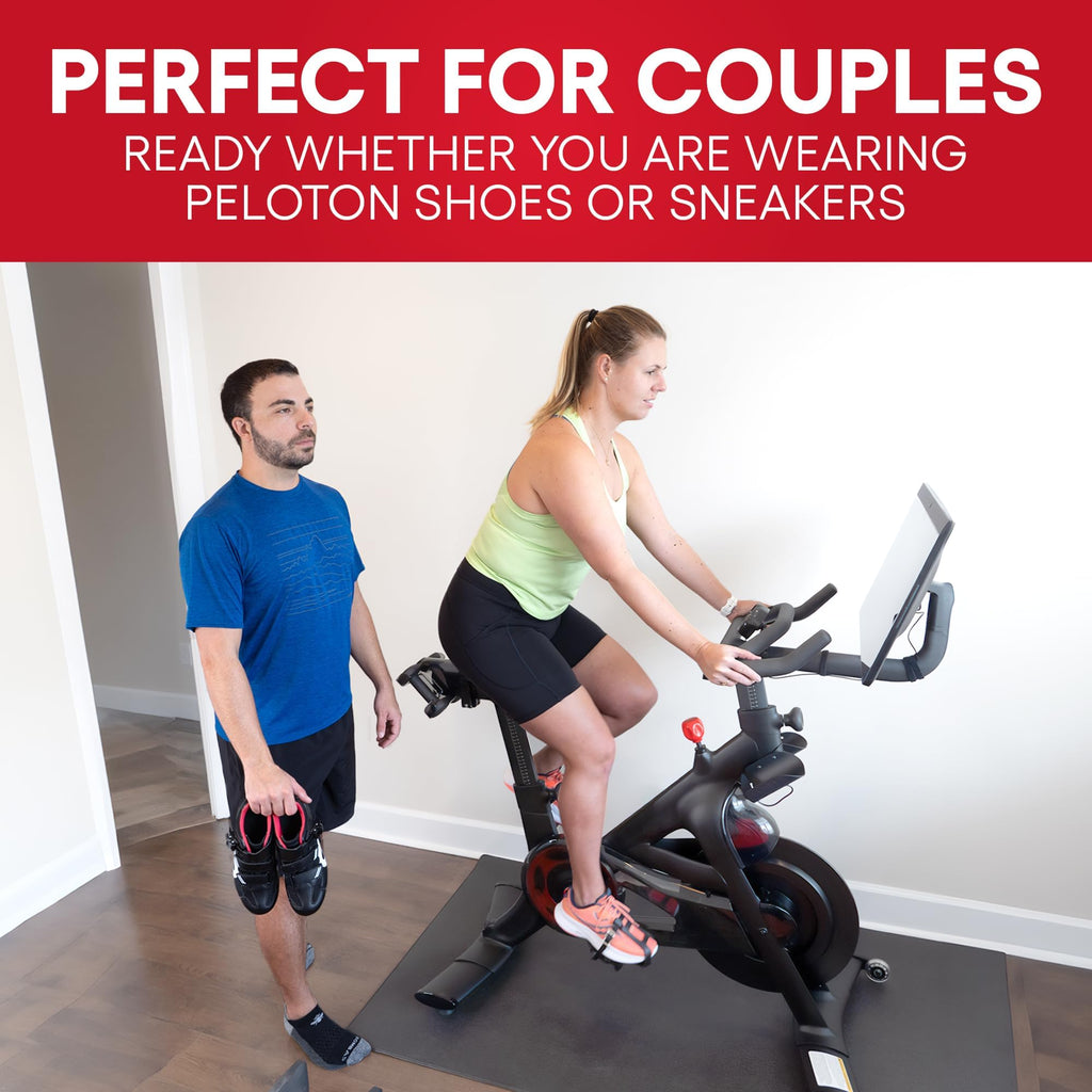 TrubliFit Dual Function Toe Cages for Peloton Bike | Delta Cleat Compatible