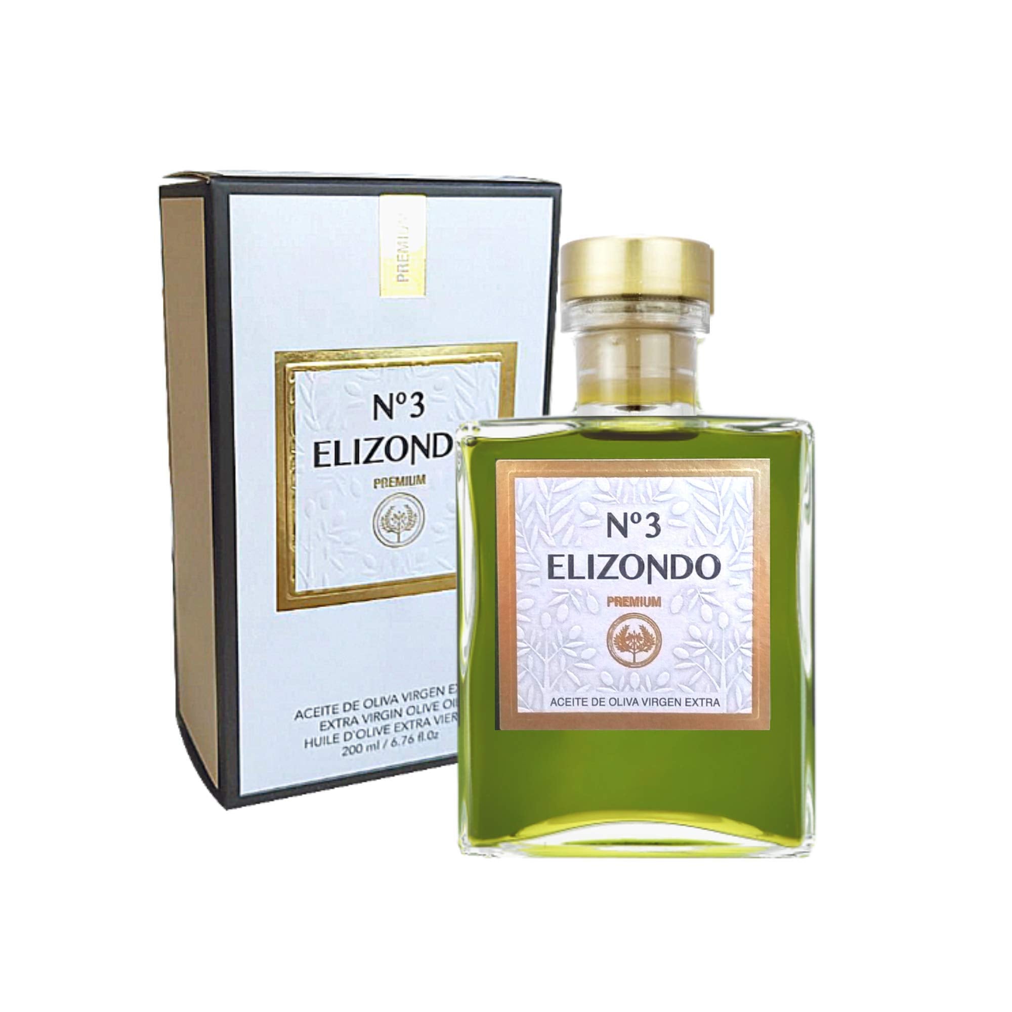 Elizondo Nº3 Picual Extra Virgin Olive Oil – 200ml Spanish Gourmet Oil