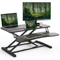 PUTORSEN 32" Standing Desk Converter – Ergonomic Sit Stand Riser with Tray