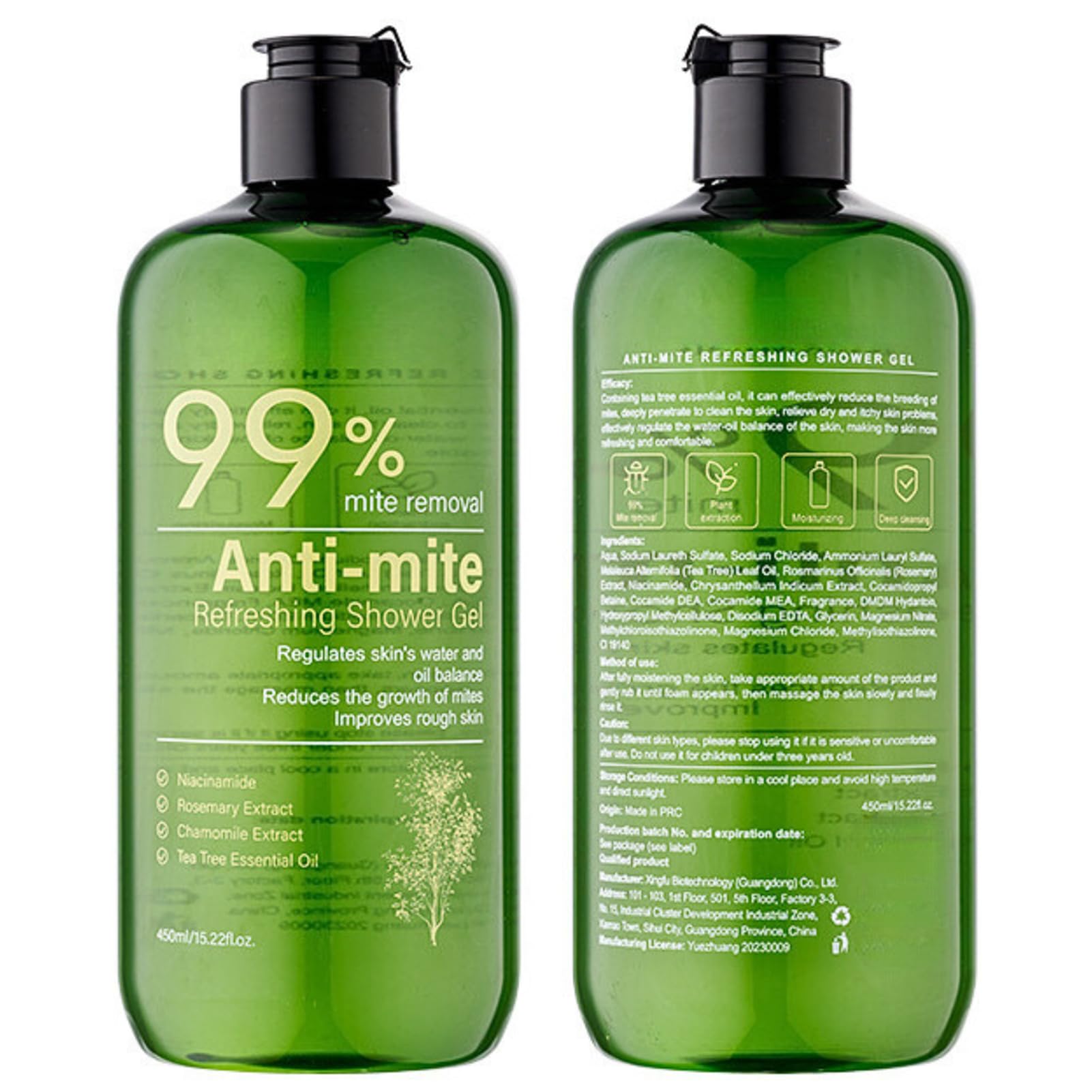 Tea Tree Antifungal Body Wash – Antibacterial Shower Gel