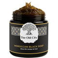 Moroccan Black Beldi Soap – Oud & Amber Olive Oil Cleanser