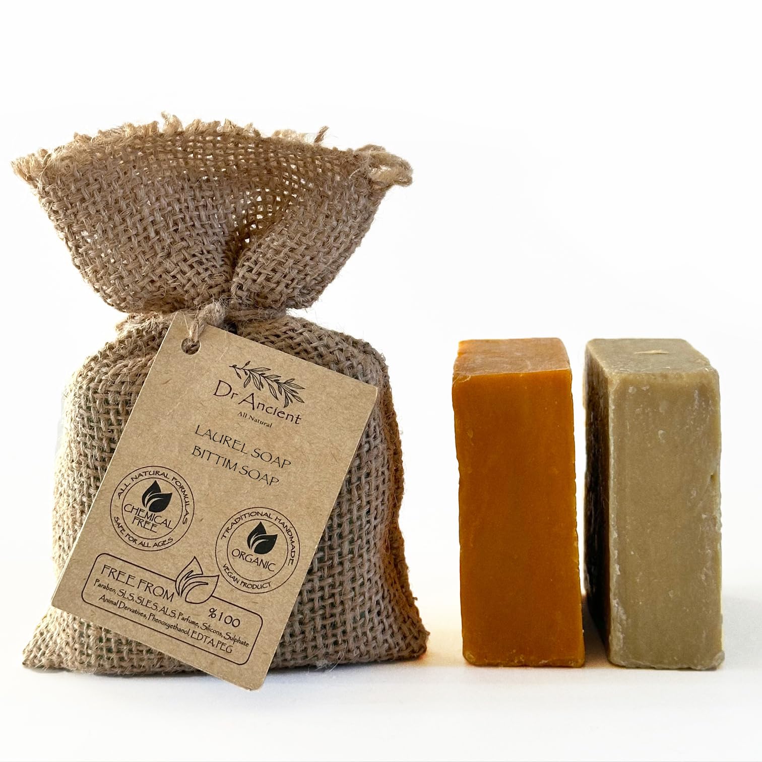 Dr.Ancient Bittim & Aleppo Soap – Organic Handmade Laurel Oil Soap