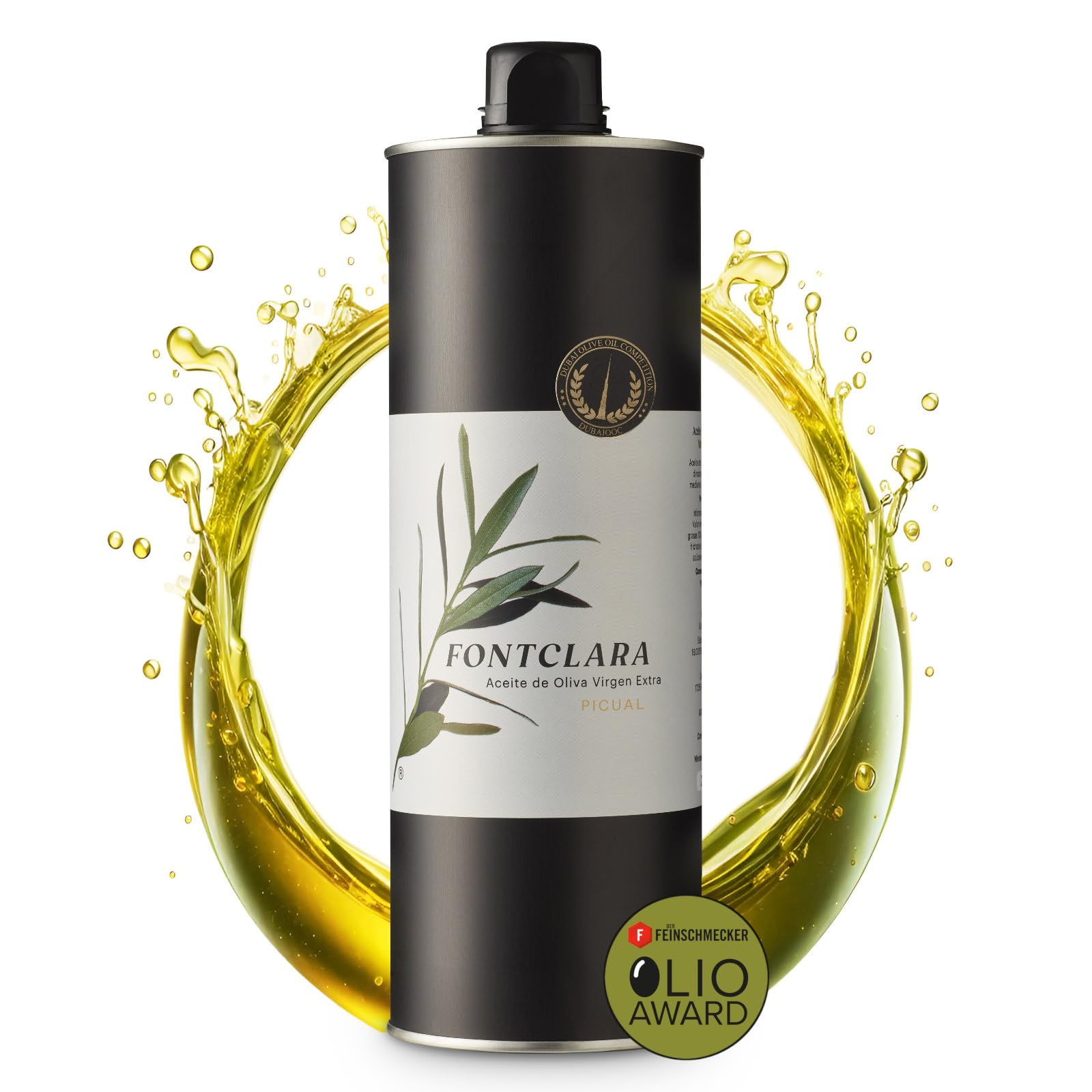 Fontclara Picual Extra Virgin Olive Oil – Spanish Cold-Pressed (1L)
