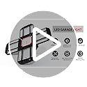 Rafow 200W LED Garage Light 2-Pack | 20000LM 12-Panel Deformable Ceiling Lamp