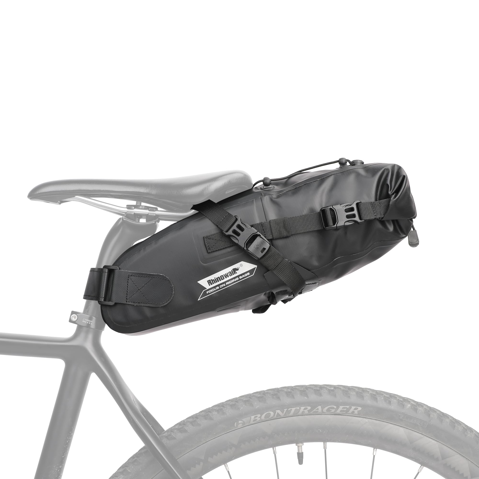 Rhinowalk Waterproof Bike Saddle Bag – 5L Cycling Seat Storage