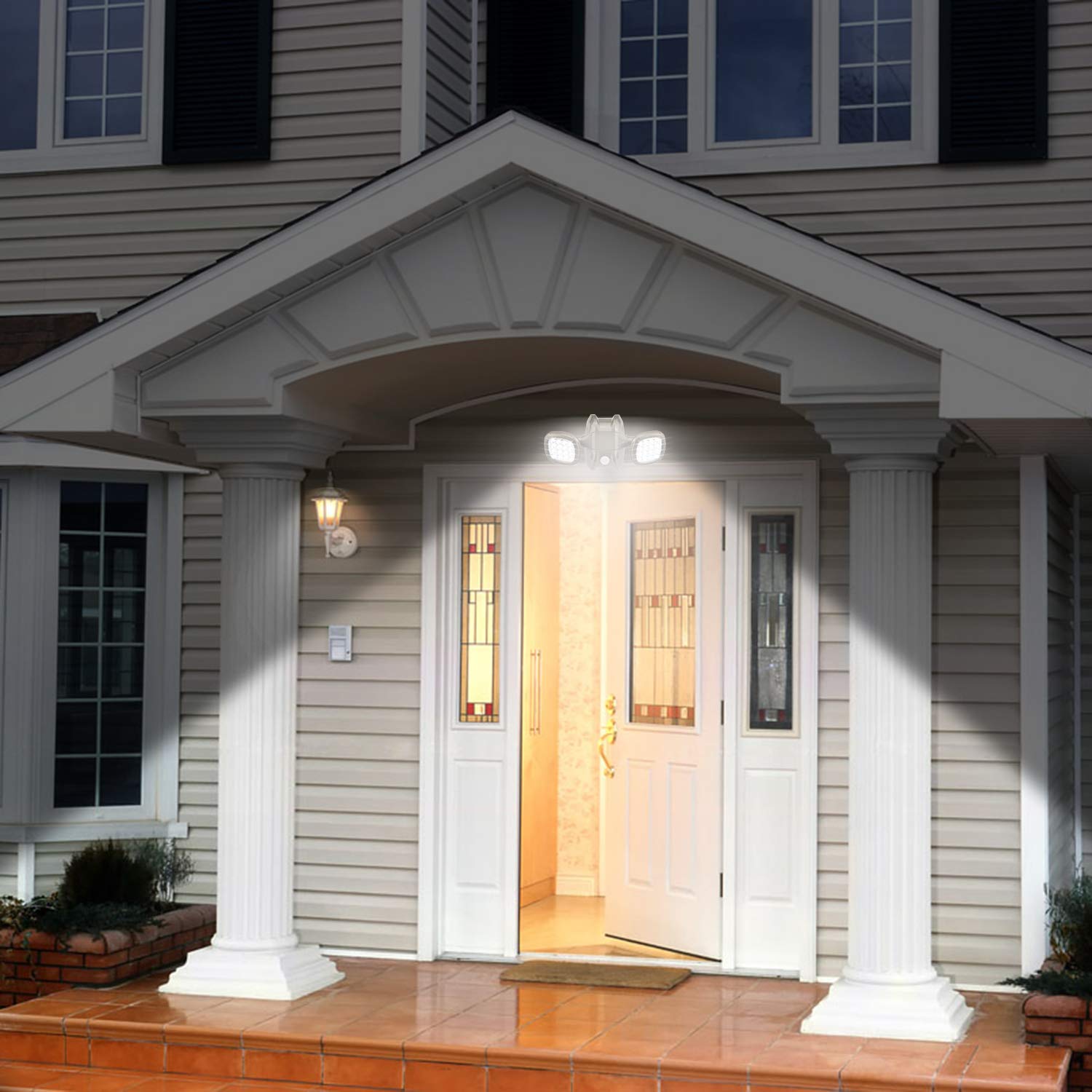 HONWELL Battery Operated Motion Sensor Security Lights | 600LM Waterproof