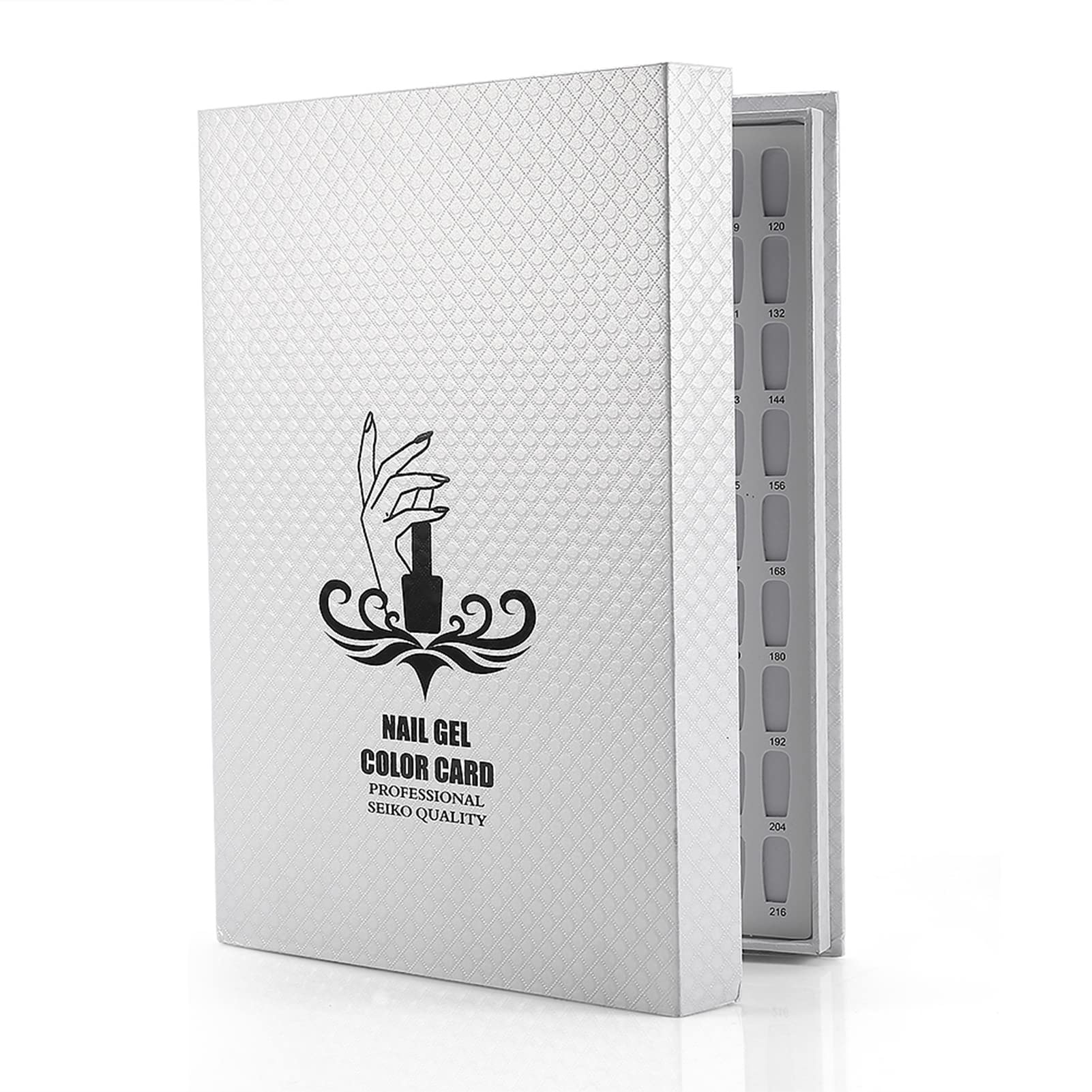 Jolof Store 216 Color Nail Gel Polish Display Book – Professional Chart
