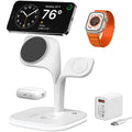 EXW 3-in-1 Magnetic Wireless Charging Station for iPhone & Apple Watch