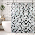 Minicoco EVA Shower Curtain – Waterproof Anti-Mold 180x180cm with 12 Hooks